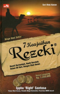Image of 7 keajaiban rezeki: rezeki bertambah, nasib berubah, dalam 99 hari, dengan otak kanan