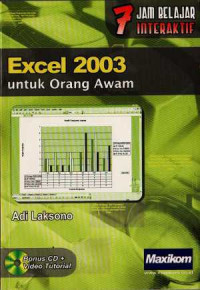 Image of 7 Jam belajar interaktif Excel 2003 untuk Orang Awam