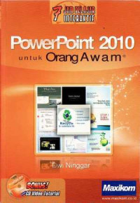 Image of 7 jam belajar interaktif PowerPoint 2010 untuk orang awam