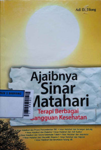 Image of Ajaibnya sinar matahari terapi berbagai gangguan kesehatan