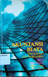 Image of Akuntansi Biaya Jilid 2