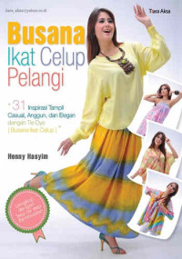 Image of Busana ikat celup pelangi