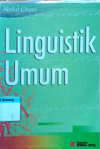 Image of Linguistik Umum