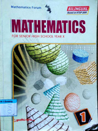 Image of MATHEMATICS for Senior High School Year X
