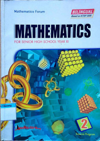 Image of MATHEMATICS for Senior High School Year XI