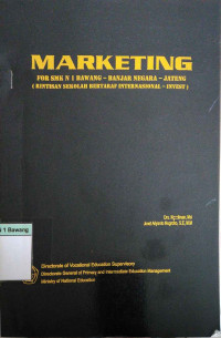 Image of Marketing for vocational high school