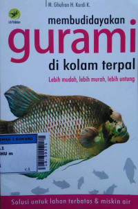 Image of Membudidayakan gurami di kolam terpal