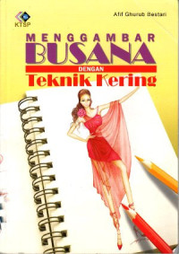 Image of Menggambar busana dengan teknik kering