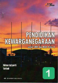 Image of Pendidikan kewarganegaraan untuk SMK dan MAK kelas X