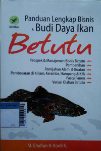 Image of Panduan lengkap bisnis & budi daya ikan betutu