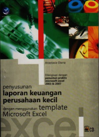 Image of Penyusunan laporan keuangan perusahaan kecil dengan menggunakan template Microsoft Excel