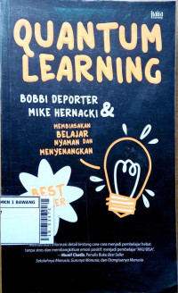 Image of Quantum learning : membiasakan belajar nyaman dan menyenangkan