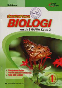 Image of Seribu pena biologi untuk SMA/MA kelas X