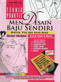 Image of Teknik praktis mendesain baju sendiri