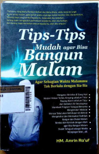 Image of Tips-tips mudah agar bisa bangun malam
