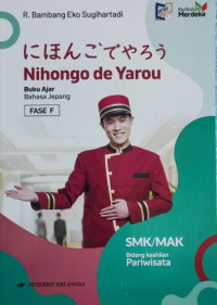 Image of Nihongo de yarou untuk SMK/MAAK bidang keahlian pariwisata kelas X
