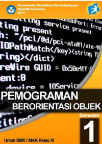 Image of Pemrograman berorientasi objek 1 untuk SMK / MAK kelas XI
