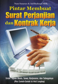 Image of Pintar Membuat Surat Perjanjian dan Kontrak Kerja