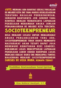 Image of Socioteenpreneur : pendidikan kewirausahaan sosial-spritual
